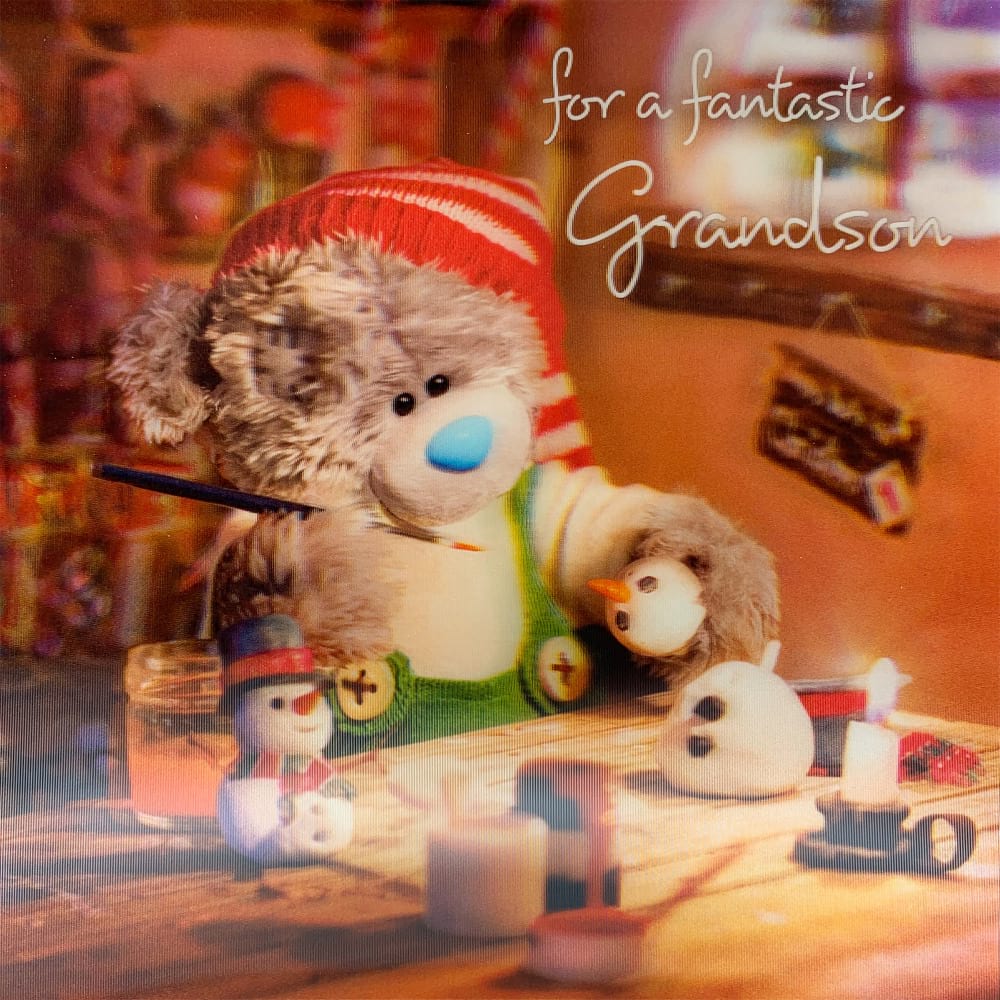 Christmas Card - For A Fantastic Grandson