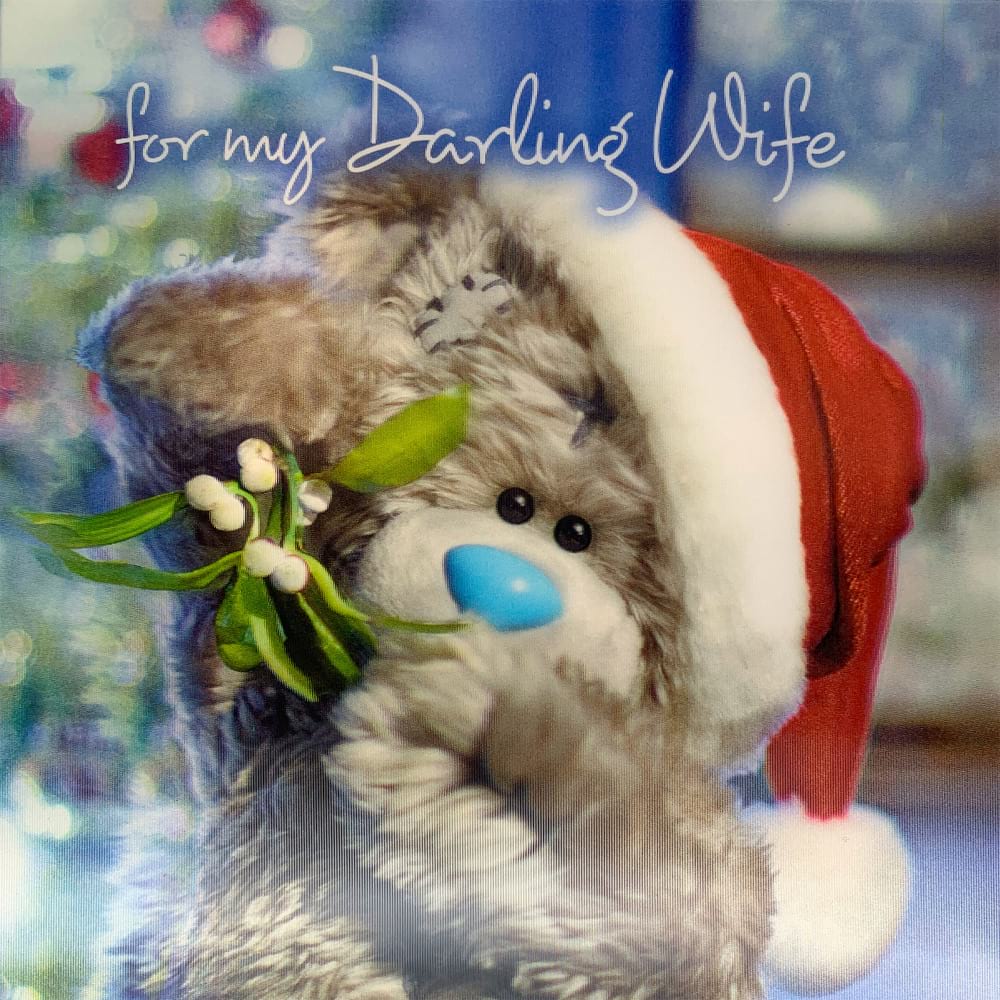 Christmas Card - For My Darling Wife